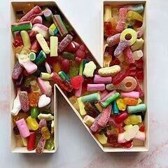 Sweet Filled Letter - N