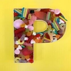 Sweet Filled Letter - P