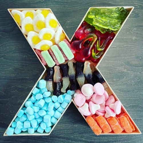 Sweet Filled Letter - X