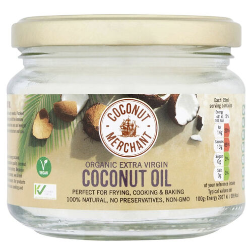 Coconut Oil - Organic Raw Extra Virgin by Coconut Merchant 300ml