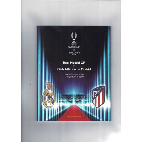 European Super Cup Football Programmes