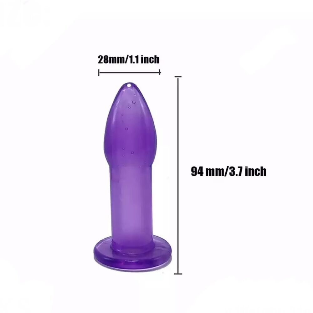 Nessus Play X Small hollow anal butt plug in purple
