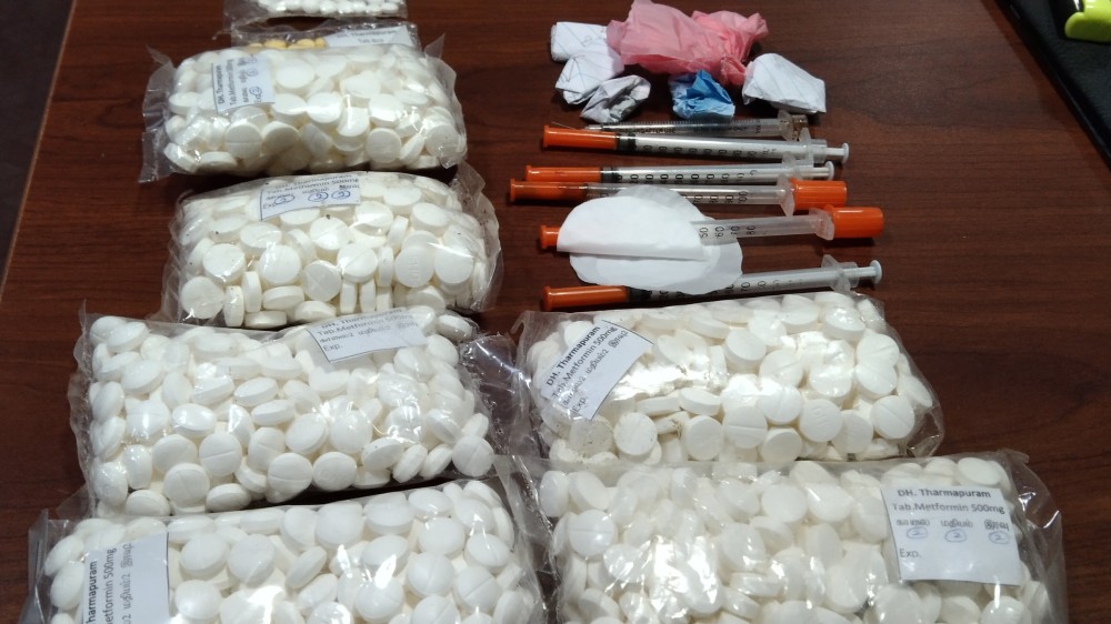 ஹீரோயின் மற்றும் ஊசி மருந்துகளுடன் ஒருவர் கைது