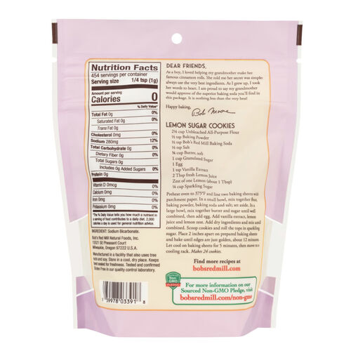 Bob’s Red Mill Gluten-free Baking Soda 454g