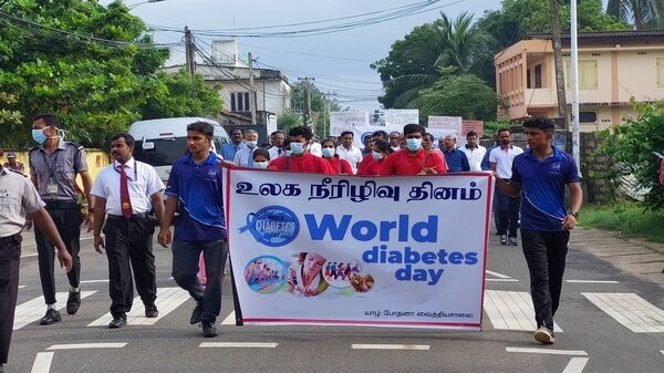 சர்வதேச நீரிழிவு தினம் - விழிப்புணர்வு பேரணி