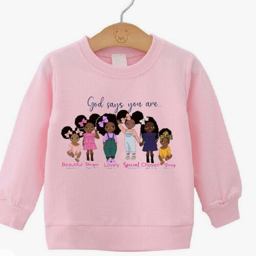 Kids Sweater God says you are..