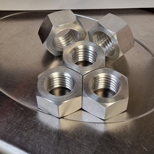 M24 DIN934 Nuts made from Aluminium 2011T3