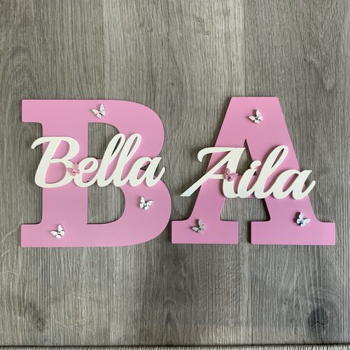 Monogram door signs