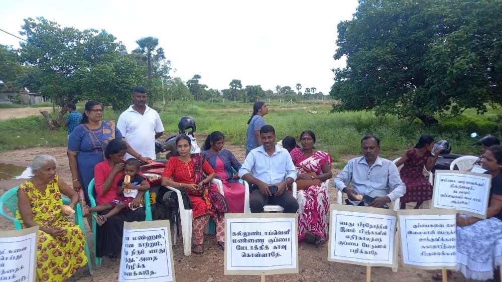 கல்லூண்டாயில் எதிர்ப்பு நடவடிக்கை