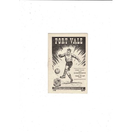 Port Vale Home Football Programmes