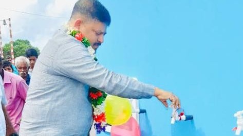 குடிநீர் வழங்கல் அங்குராப்பணம்.