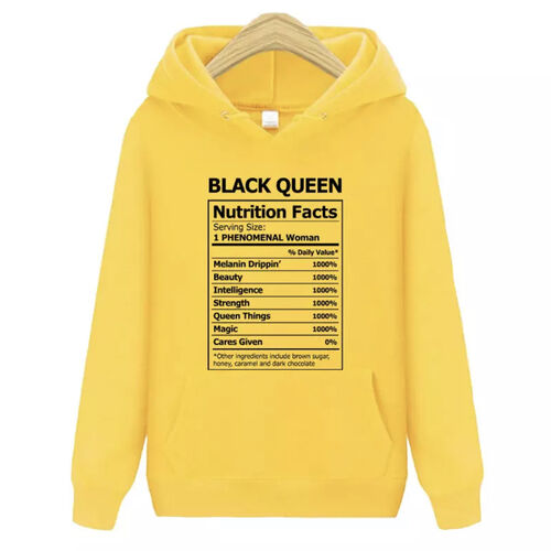 Black Queen Nutrition Facts Hoodie