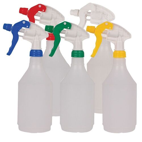 750ml Spray Bottle complete with trigger head - Blue, Red, Green or Yellow