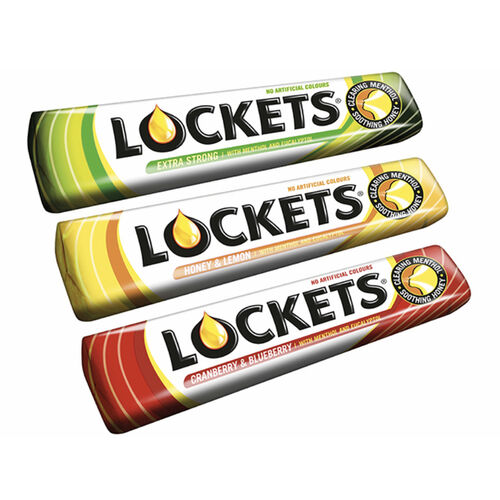 Lockets Sore Throat Sweets 41g (tube of 10)