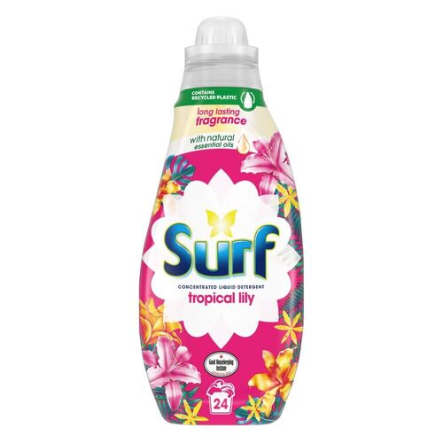 Surf Tropical Lily Concentrated Liquid Laundry Detergent 24 washes (648ml)