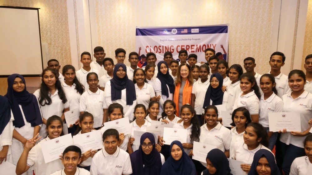 U.S. Ambassador Julie Chung Honors Graduating Students of Embassy-Funded English Language Access Program