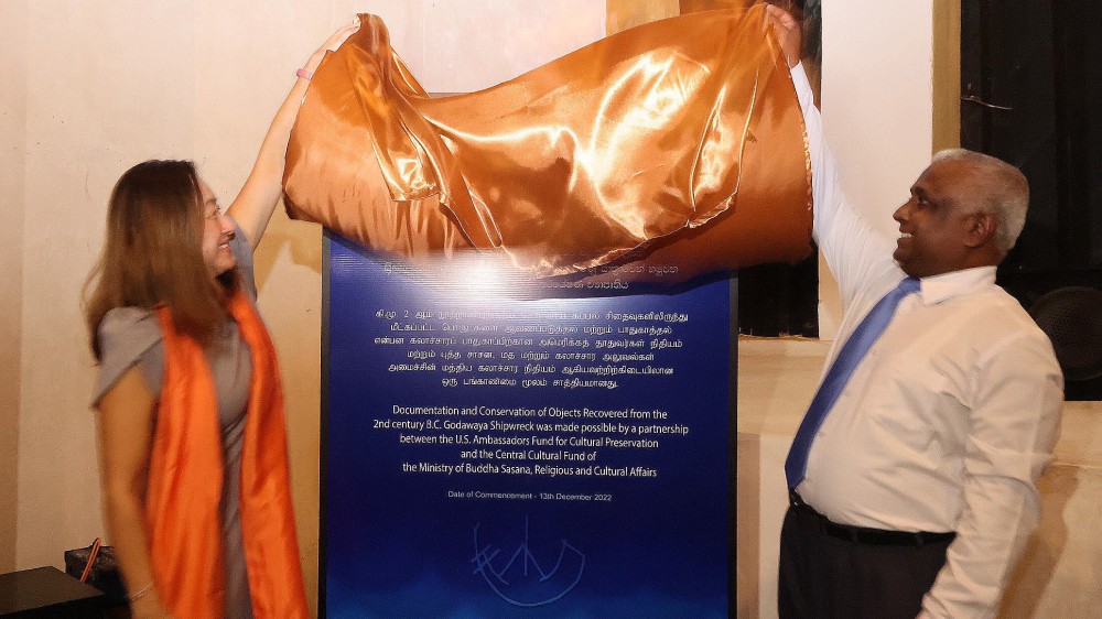 U.S. funds preservation of South Asia’s oldest shipwreck