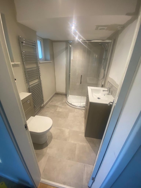 New shower room at Cropston