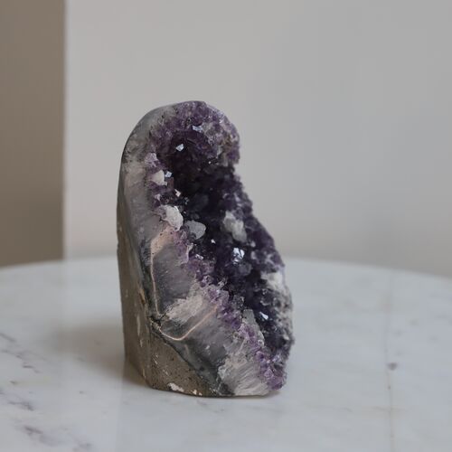 Amethyst Free standing Geode