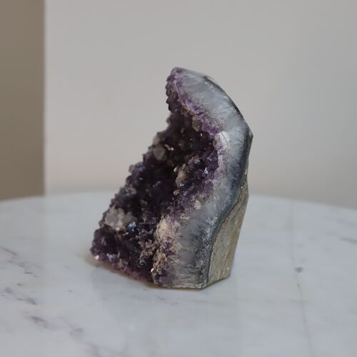 Amethyst Free standing Geode