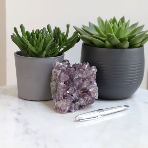 Amethyst Geode Pine Crystal