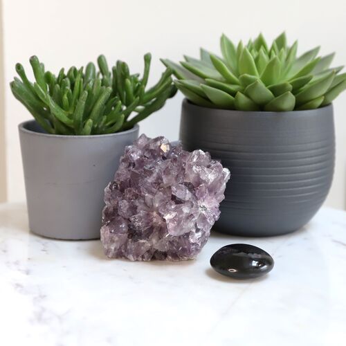 Amethyst Geode Pine Crystal