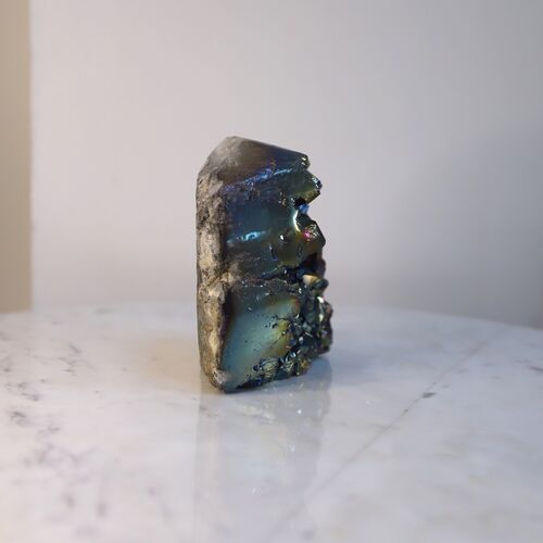 Titanium Amethyst Geode Crystal