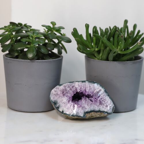 Amethyst Mini Cave Geode Crystal