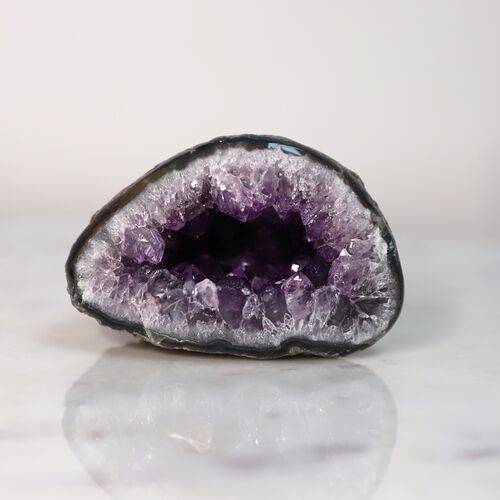 Amethyst Mini Cave Geode Crystal