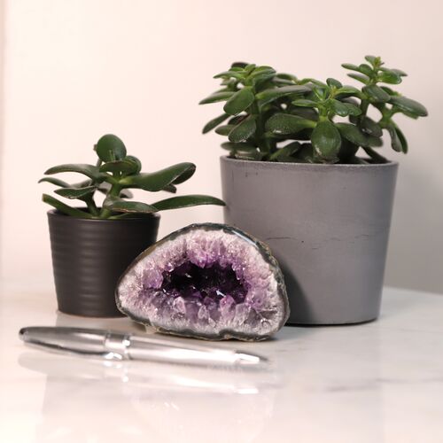 Amethyst Mini Cave Geode Crystal