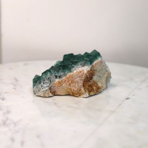 Green Fluorite Natural Cluster