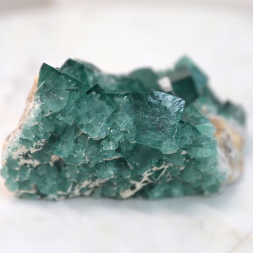 Green Fluorite Natural Cluster