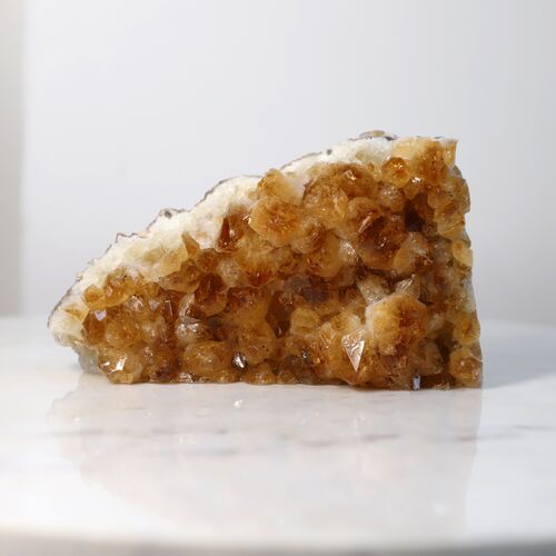 Citrine Free Standing Geode