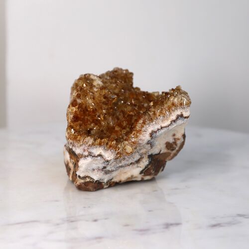 Citrine Free Standing Geode Crystal