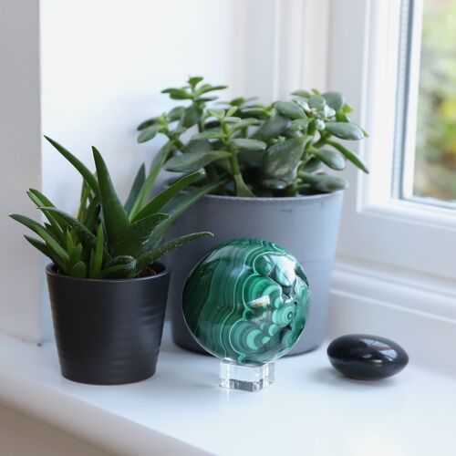 Malachite Polished Sphere