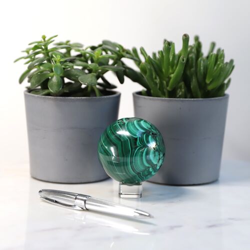 Malachite Polished Sphere