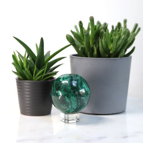 Malachite Polished Sphere