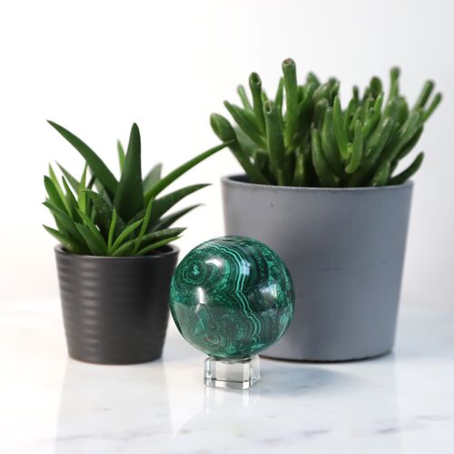 Malachite Polished Sphere