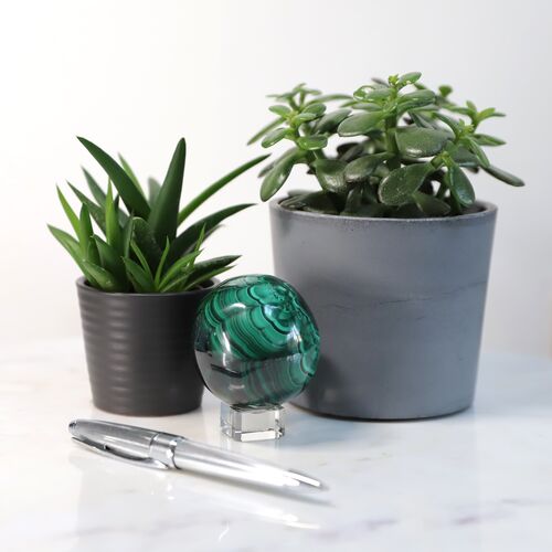 Malachite Polished Sphere