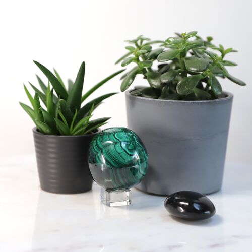 Malachite Polished Sphere