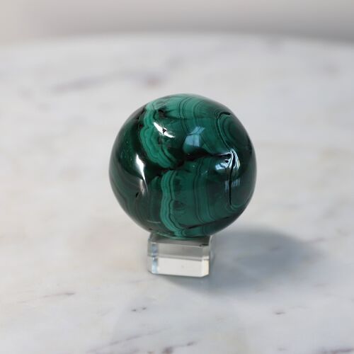 Malachite Polished Sphere