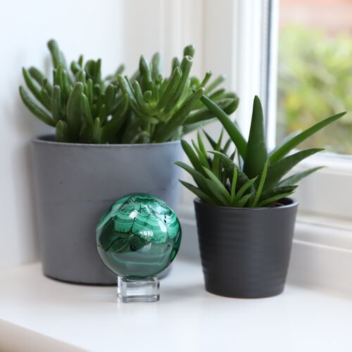 Malachite Polished Sphere