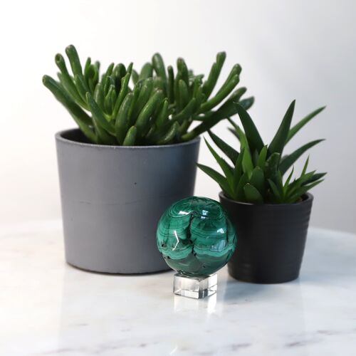 Malachite Polished Sphere