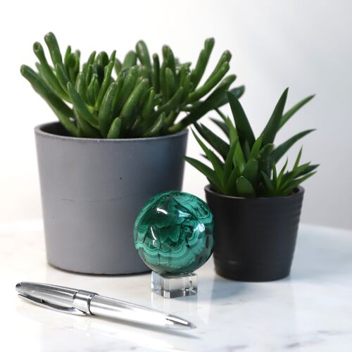 Malachite Polished Sphere