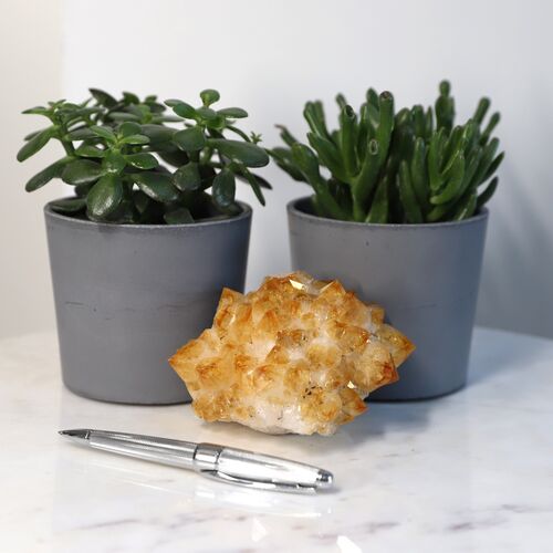 Citrine Geode Flower Crystal