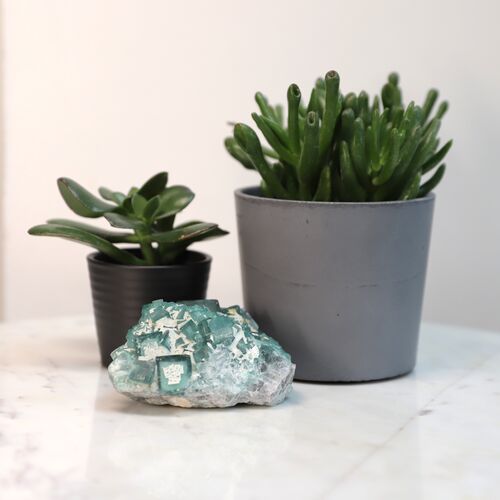 Fluorite Natural Cluster