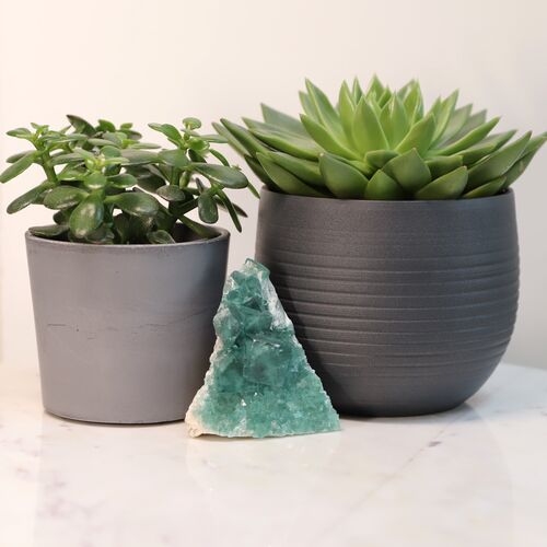 Fluorite Natural Cluster