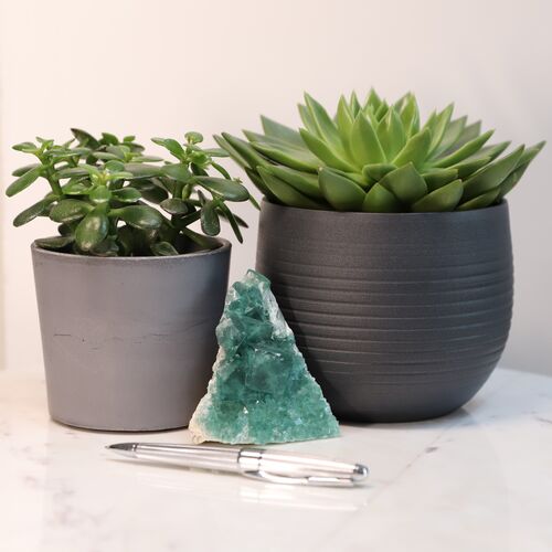 Fluorite Natural Cluster