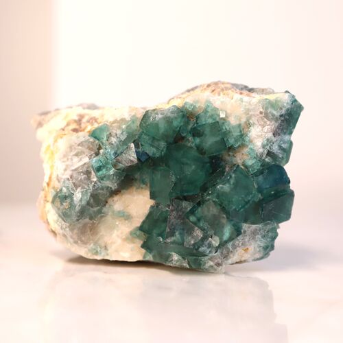 Fluorite Natural Cluster