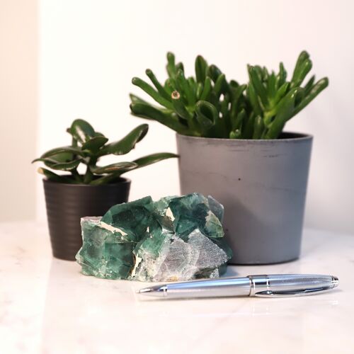 Fluorite Natural Cluster